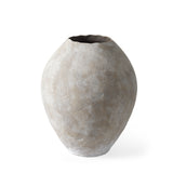 Gobi 19.75L x 20H Small Tan Ceramic Oval Vase from Mercana - Luna Furniture