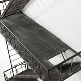 Gastown 42H Wall Mounted Fire Escape Shelf from Mercana - Luna Furniture