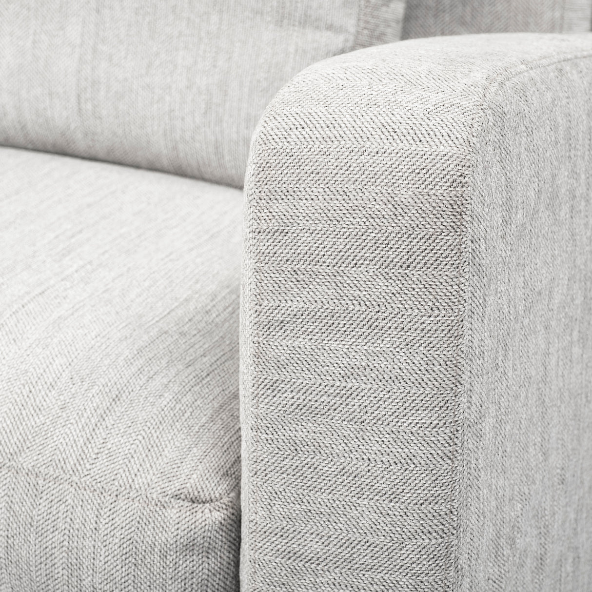 Denly II 92.5 X 38.25 X 34.5 Frost Gray Slipcover Three Seater Sofa from Mercana - Luna Furniture