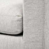 Denly II 92.5 X 38.25 X 34.5 Frost Gray Slipcover Three Seater Sofa from Mercana - Luna Furniture