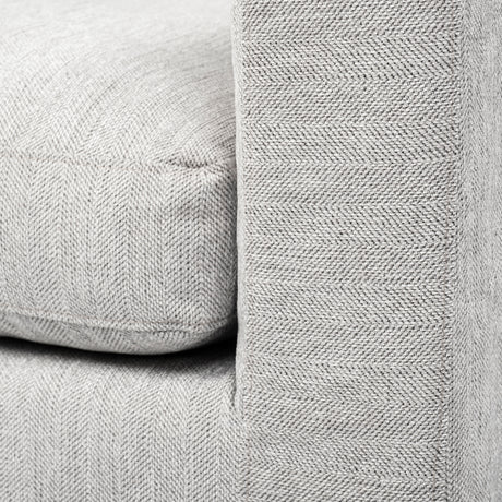 Denly II 92.5 X 38.25 X 34.5 Frost Gray Slipcover Three Seater Sofa from Mercana - Luna Furniture