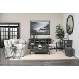 Denly II 92.5 X 38.25 X 34.5 Frost Gray Slipcover Three Seater Sofa from Mercana - Luna Furniture