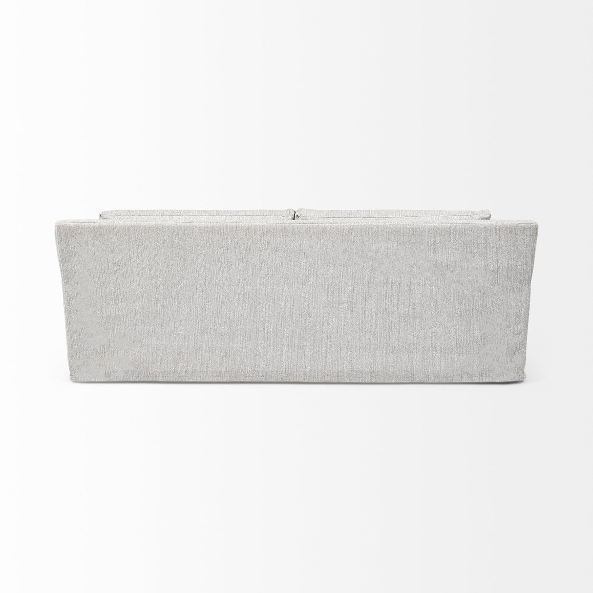 Denly II 92.5 X 38.25 X 34.5 Frost Gray Slipcover Three Seater Sofa from Mercana - Luna Furniture
