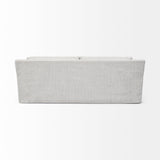 Denly II 92.5 X 38.25 X 34.5 Frost Gray Slipcover Three Seater Sofa from Mercana - Luna Furniture
