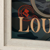 Louisiana Go USA (XL) by Mercana Studio a Hand Embellished Decograph Framed Art Print under Glass from Mercana - Luna Furniture