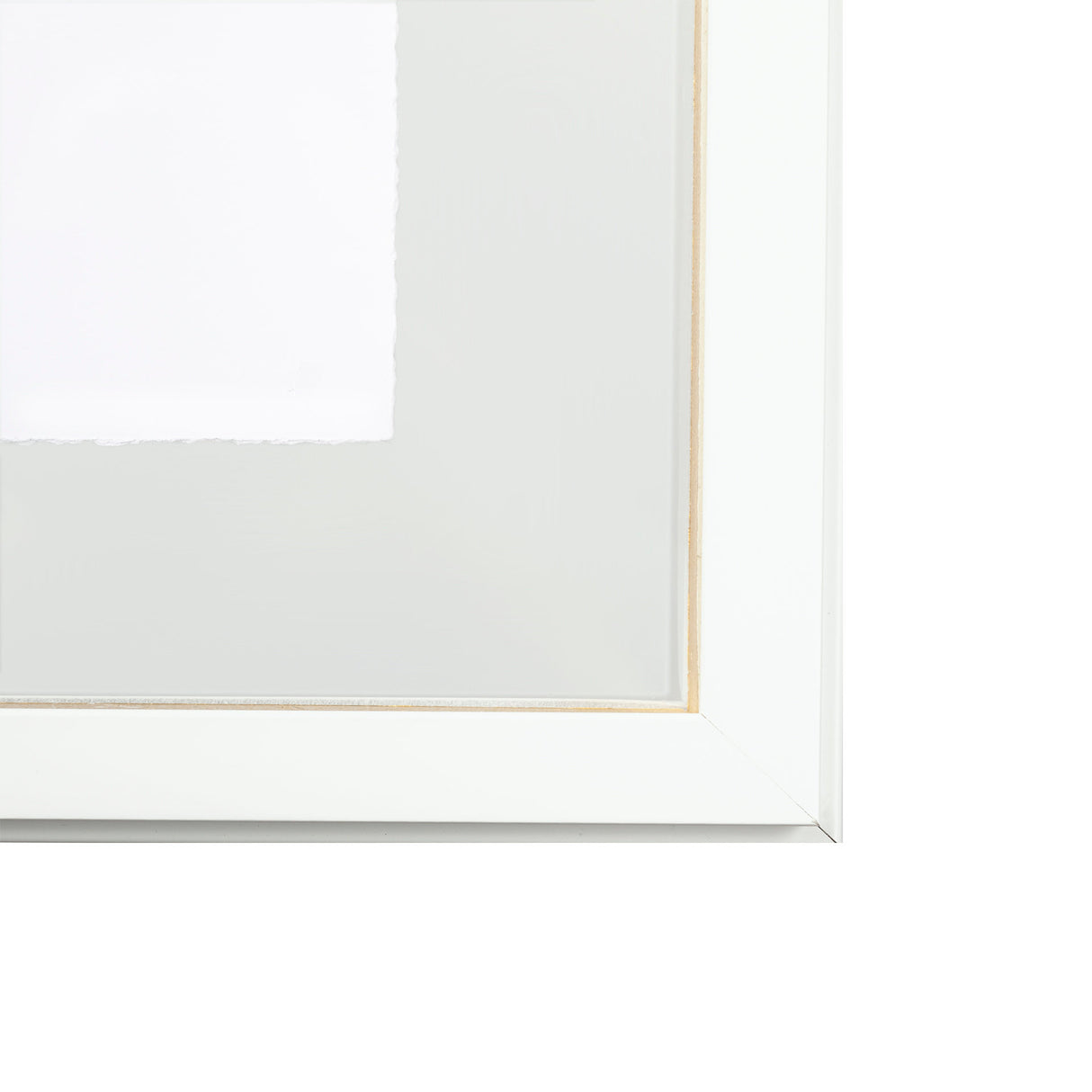 Glitter Lips II Gold by Victoria Barnes Hand Embellished Textured Framed Art Print Matted under Glas from Mercana - Luna Furniture