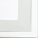 Glitter Lips II Gold by Victoria Barnes Hand Embellished Textured Framed Art Print Matted under Glas from Mercana - Luna Furniture