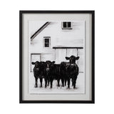 Standing Around I by Ethan Harper a Hand Embellished Textured Framed Photo Art Print Matted under Gl from Mercana - Luna Furniture