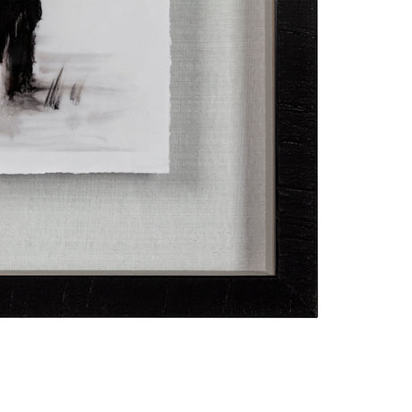 Standing Around II by Ethan Harper a Hand Embellished Textured Framed Photo Art Print Matted under G from Mercana - Luna Furniture