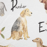 Dog Alphabet by Melissa Wang a Hand Embellished Textured Canvas from Mercana - Luna Furniture