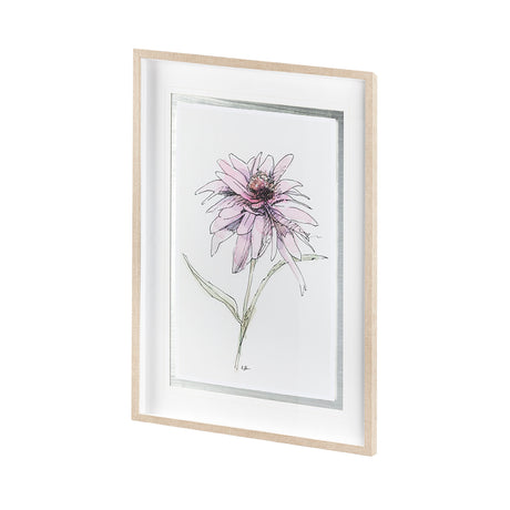 Echinacea I by Panpan Zhang a Framed Art Print Matted under Glass from Mercana - Luna Furniture