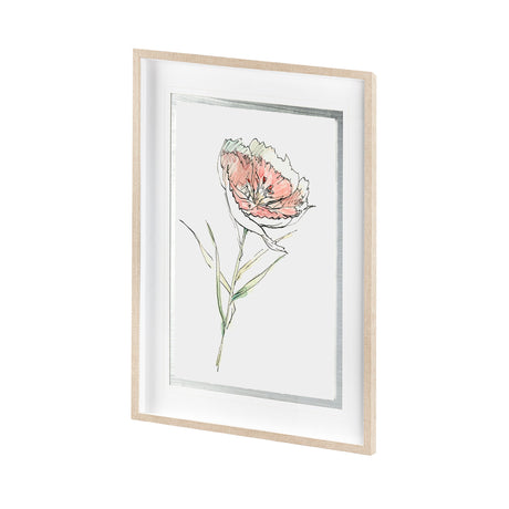 Dianthus II by Panpan Zhang a Framed Art Print Matted under Glass from Mercana - Luna Furniture