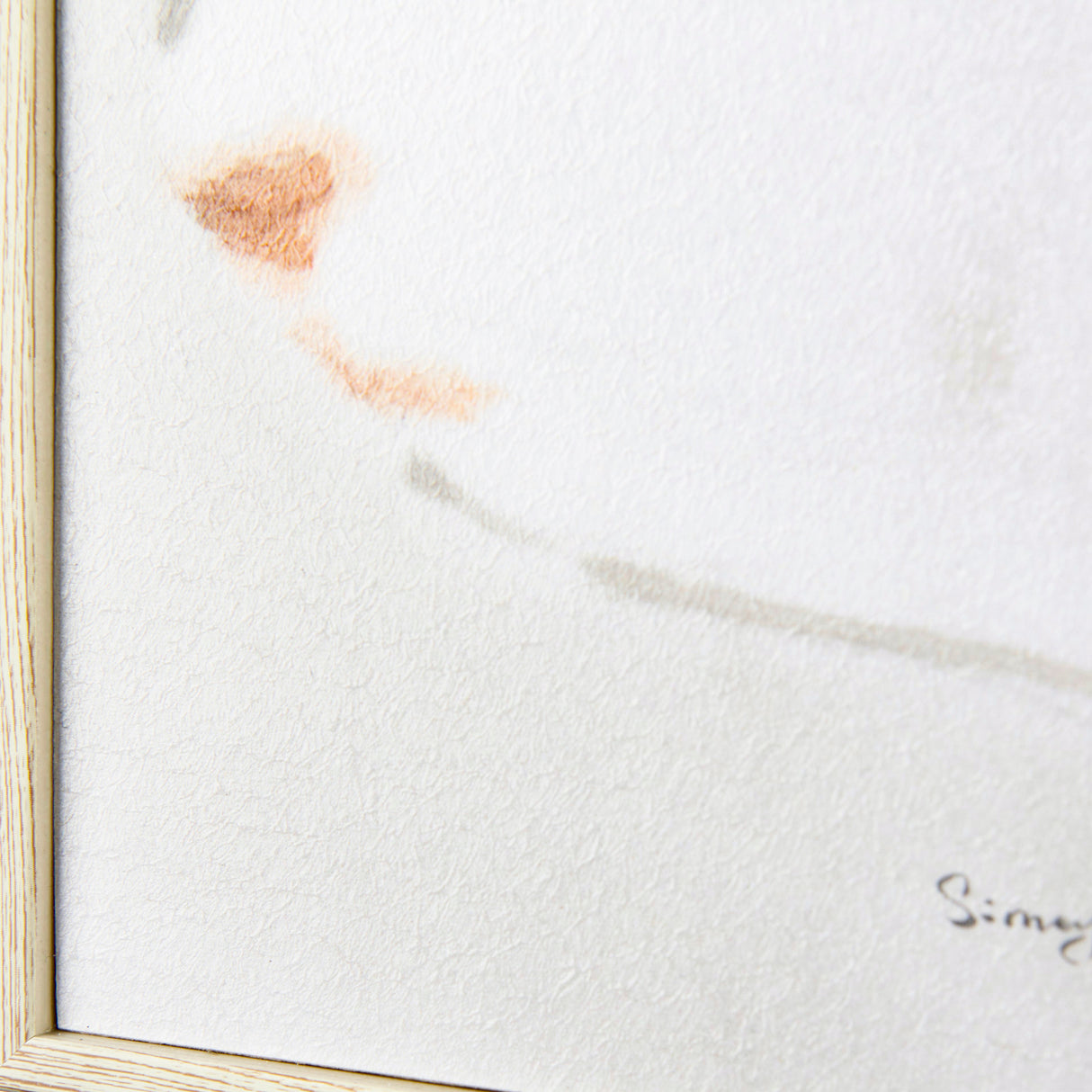 Rabit Gazing II by Mercana Studio a Hand Embellished Textured Framed Art Print from Mercana - Luna Furniture
