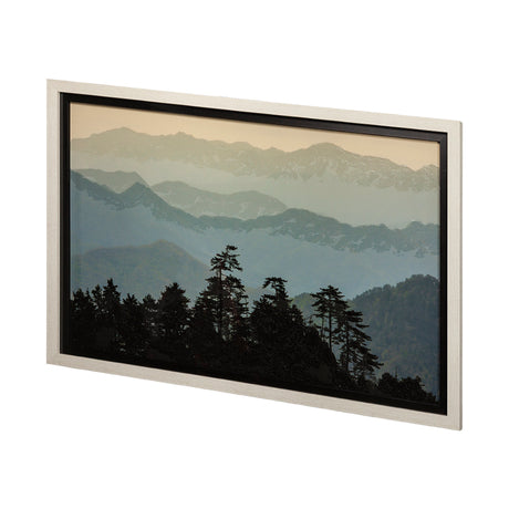 Mountain Light by Wild Wonders of ChinHand Embellished Textured Framed Art Print Matted under Glass from Mercana - Luna Furniture