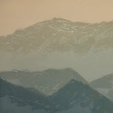 Mountain Light by Wild Wonders of ChinHand Embellished Textured Framed Art Print Matted under Glass from Mercana - Luna Furniture
