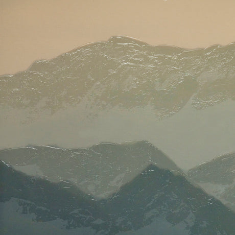 Mountain Light by Wild Wonders of ChinHand Embellished Textured Framed Art Print Matted under Glass from Mercana - Luna Furniture