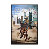 Calgary Go Canada (SM) by Mercana Studio a Hand Embellished Decograph Framed Art Print from Mercana - Luna Furniture