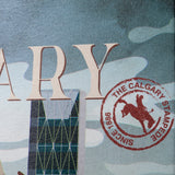 Calgary Go Canada (SM) by Mercana Studio a Hand Embellished Decograph Framed Art Print from Mercana - Luna Furniture