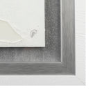 White and Silver River by Studio M a Framed Art Print Matted under Glass from Mercana - Luna Furniture