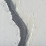 White and Silver River by Studio M a Framed Art Print Matted under Glass from Mercana - Luna Furniture