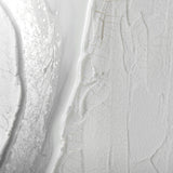 White and Silver River by Studio M a Framed Art Print Matted under Glass from Mercana - Luna Furniture