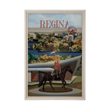 Regina Go Canada (XL) by Mercana Studio a Hand Embellished Decograph Framed Art Print under Glass from Mercana - Luna Furniture