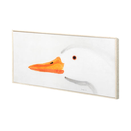 Duck Gazing I by Mercana Studio a Hand Embellished Textured Framed Art Print from Mercana - Luna Furniture