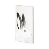 Rabit Gazing I by Mercana Studio a Hand Embellished Textured Framed Art Print from Mercana - Luna Furniture