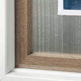 Kayak Blueprint by Dayna a Hand Embellished Textured Framed Art Print Matted under Glass from Mercana - Luna Furniture