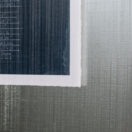 Kayak Blueprint by Dayna a Hand Embellished Textured Framed Art Print Matted under Glass from Mercana - Luna Furniture
