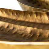 Karmen (Set of 2) Gold Hammered Oversized Bowls from Mercana - Luna Furniture