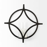 Lyra I Black Wall Candle Holder from Mercana - Luna Furniture