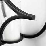 Lyra I Black Wall Candle Holder from Mercana - Luna Furniture
