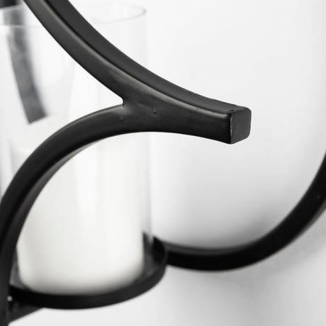 Lyra I Black Wall Candle Holder from Mercana - Luna Furniture