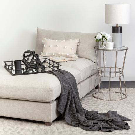 Carollan I (Small) 7L x 7W Black Geometric Wood Ball Jack from Mercana - Luna Furniture