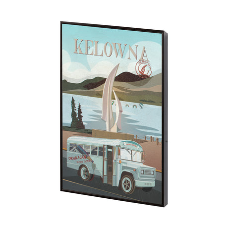 Kelowna Go Canada (S) by Mercana Studio a Hand Embellished Framed Art Decograph Print from Mercana - Luna Furniture
