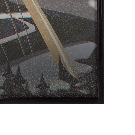 Edmonton Go Canada (SM) by Mercana Studio a Hand Embellished Decograph Framed Art Print from Mercana - Luna Furniture