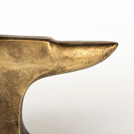 Anvilia (Set of 2) 12L x 3W Gold Anvil Shaped Bookends from Mercana - Luna Furniture