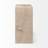 Aida 30" Seat Height Light Gray Wood Bar Stool from Mercana - Luna Furniture