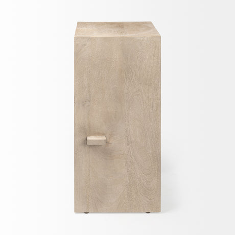 Aida 30" Seat Height Light Gray Wood Bar Stool from Mercana - Luna Furniture