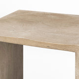 Aida 30" Seat Height Light Gray Wood Bar Stool from Mercana - Luna Furniture