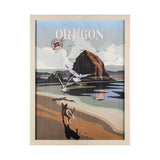 Oregon Go USA (L) by Mercana Studio a Hand Embellished Decograph Framed Art Print from Mercana - Luna Furniture