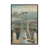 Vancouver Go Canada (SM) by Mercana Studio a Hand Embellished Decograph Framed Art Print from Mercana - Luna Furniture