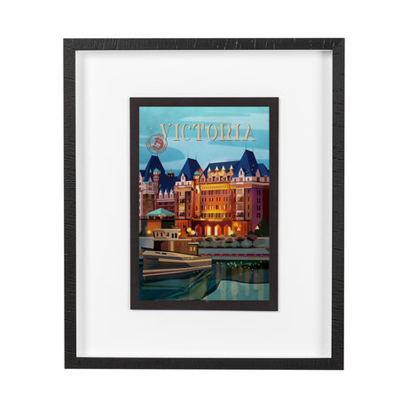 Victoria Go Canada (M) by Mercana Studio a Framed Art Print Matted under Glass from Mercana - Luna Furniture