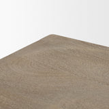 Aida 26" Seat Height Light Gray Wood Counter Stool from Mercana - Luna Furniture