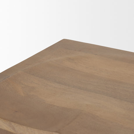 Aida 26" Seat Height Light Brown Wood Counter Stool from Mercana - Luna Furniture