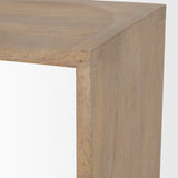 Aida 26" Seat Height Light Brown Wood Counter Stool from Mercana - Luna Furniture