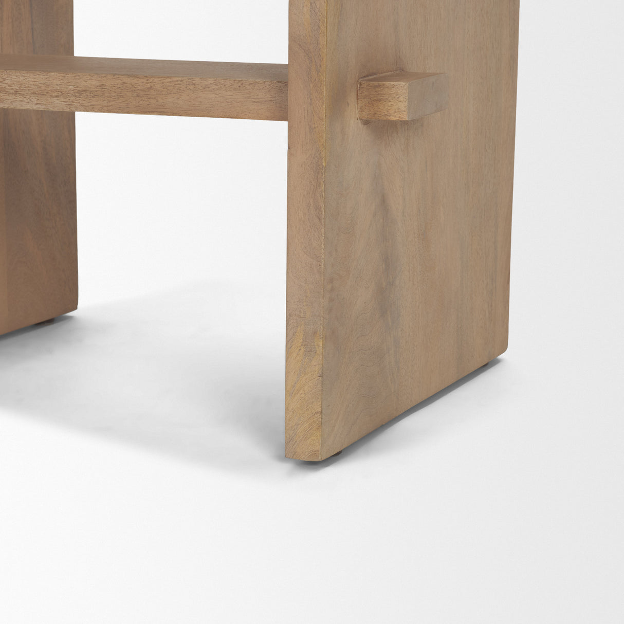 Aida 26" Seat Height Light Brown Wood Counter Stool from Mercana - Luna Furniture
