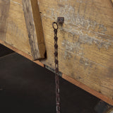 Esagono Octagonal Gold Metal-Clad Reclaimed Wood Coffee Table w/ Storage from Mercana - Luna Furniture