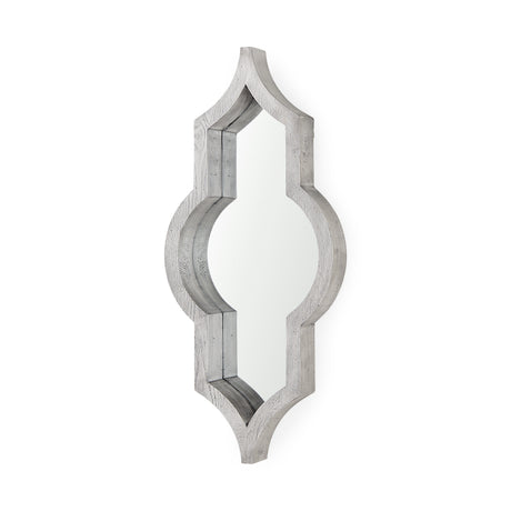 Tamanar 15.0 x 3.0 x 34.1 Gray Wood Frame Wall Mirror from Mercana - Luna Furniture